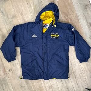 Vintage Michigan Wolverine Puffer Jacket Apex One Mens Size XL